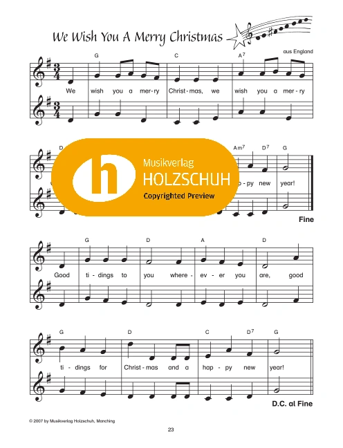 We Wish You A Merry Christmas